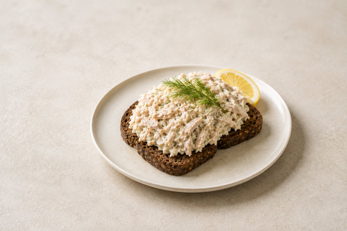 Fiskesalat af rester