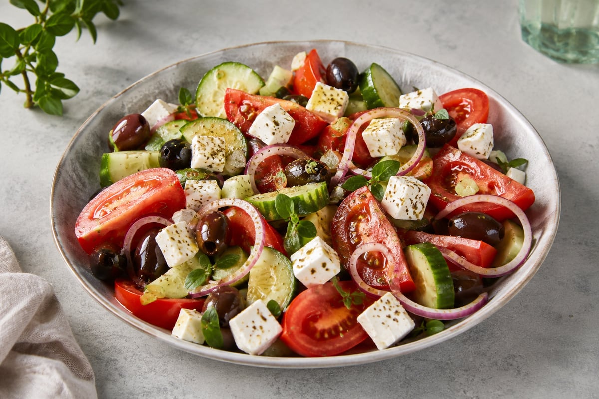 Græsk-inspireret salat