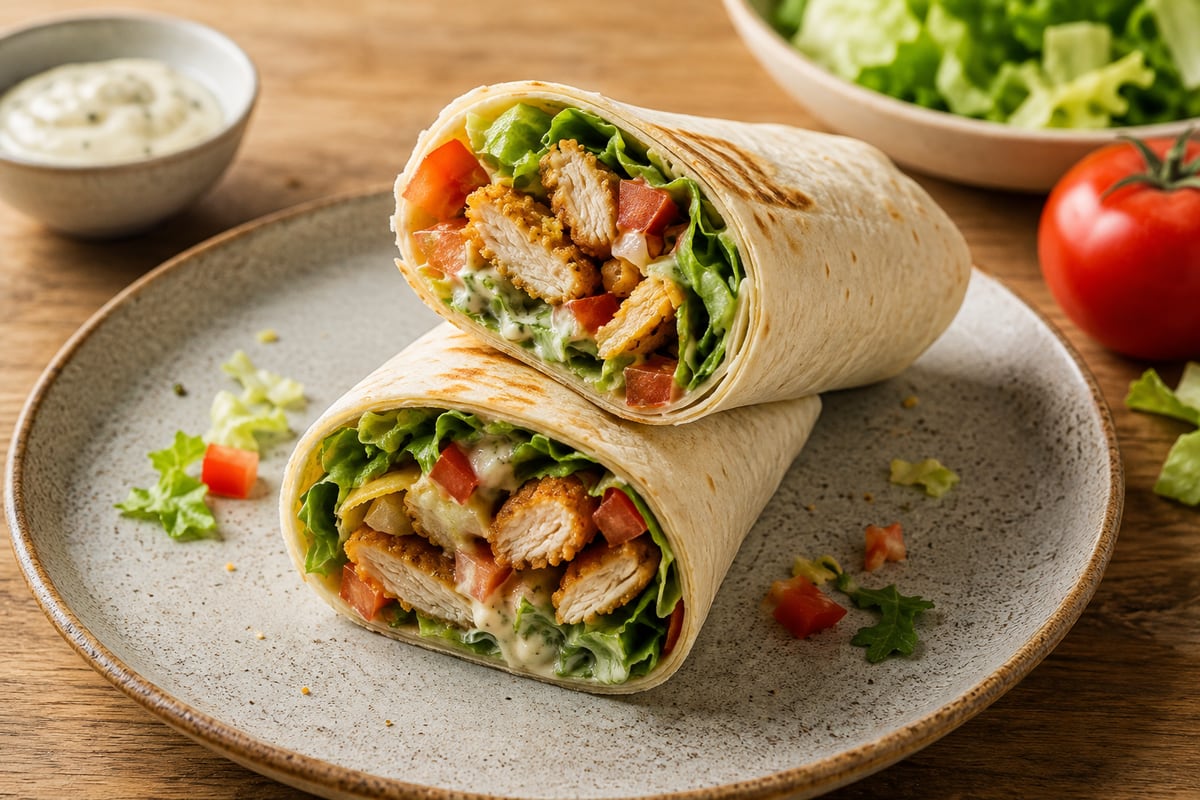 Kyllingewrap med salat